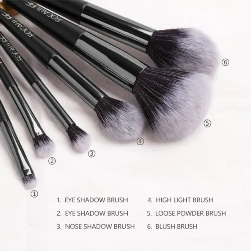 Bộ 6 Cọ Trang Điểm Focallure 6pcs Makeup Brush FA70 (No Bag)